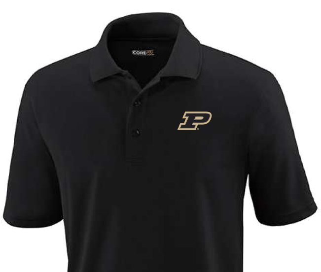Purdue nike top polo
