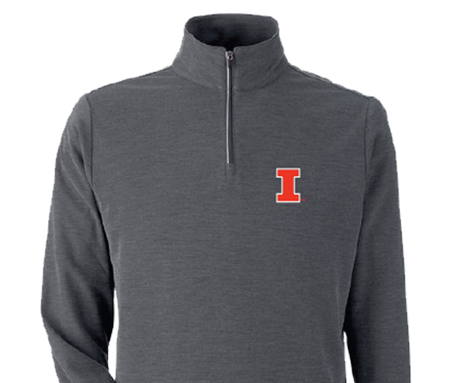 Illinois Fighting Illini 1/4 Zip Pullover