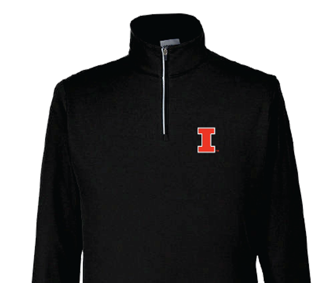Illinois Fighting Illini 1/4 Zip Pullover