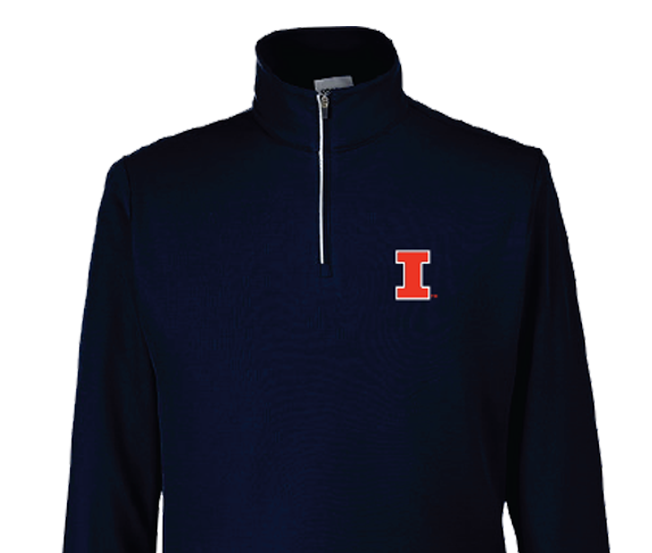 Illinois Fighting Illini 1/4 Zip Pullover