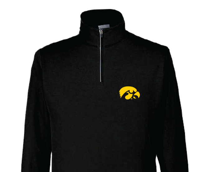 Iowa Hawkeyes 1/4 Zip Pullover
