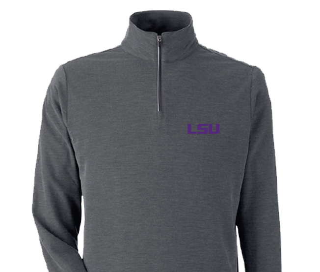 LSU Tigers 1/4 Zip Pullover