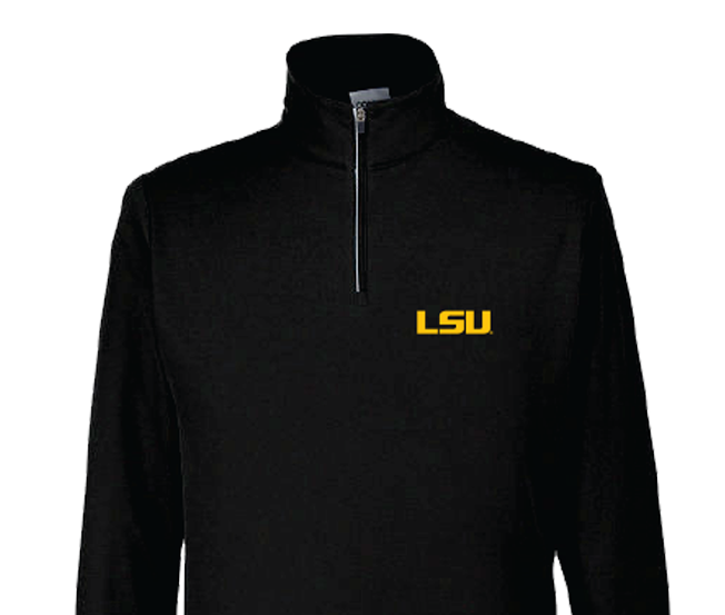 LSU Tigers 1/4 Zip Pullover