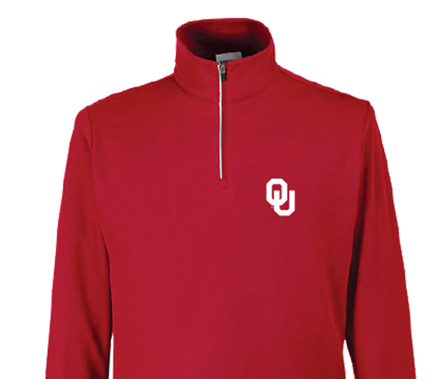 Oklahoma Sooners 1/4 Zip Pullover