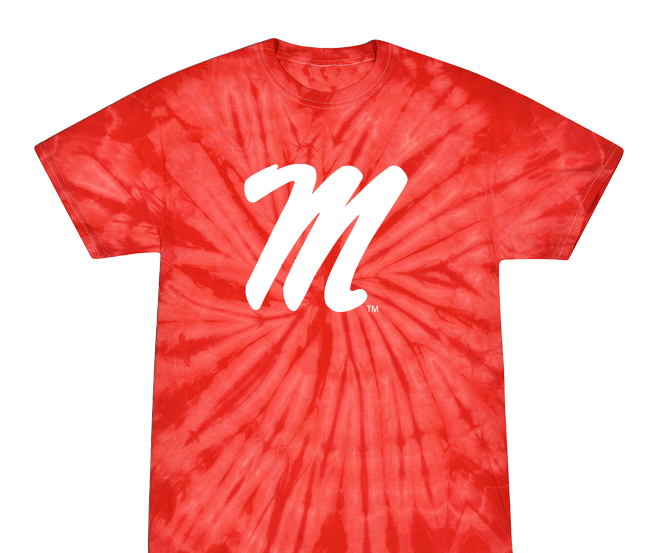 Ole Miss Rebels - Tye Dye - Red