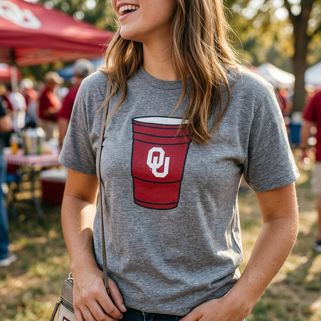 OU Sooners Red Cup Tee