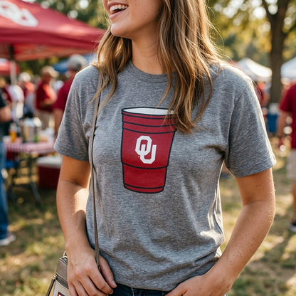 OU Sooners Red Cup Tee