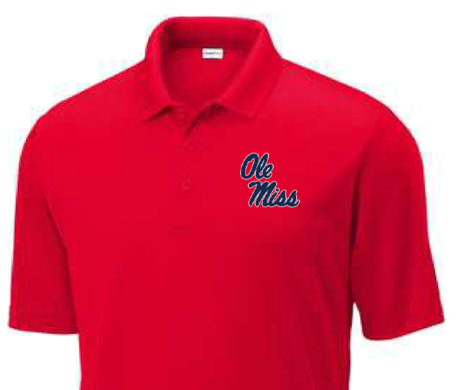 Ole Miss Rebels Mens Polo