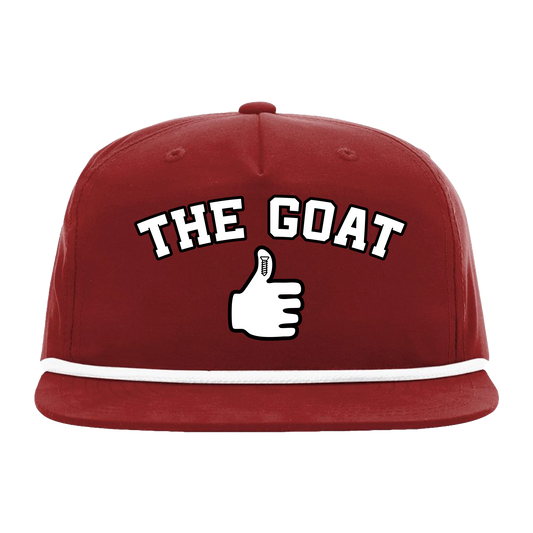 The Goat - Richardson Rope Hat - Crimson/white