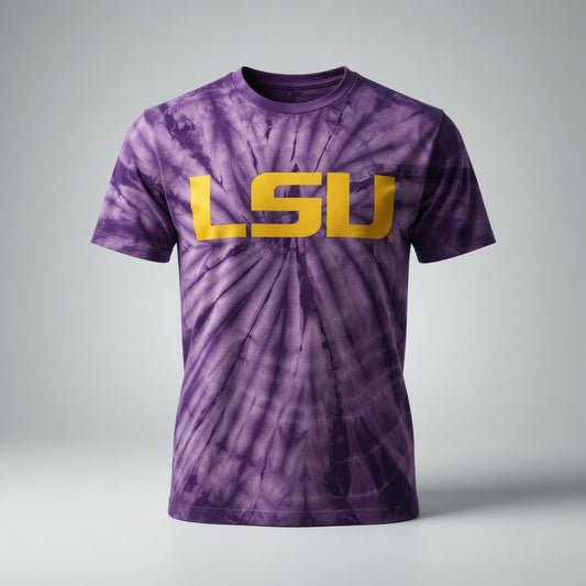 LSU Tigers - Tye Dye - Purple