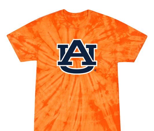 Auburn Tigers - Tye Dye - Orange