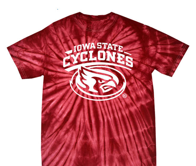 Iowa State Cyclones - Tye Dye - Red