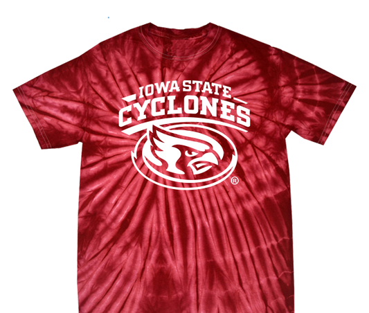 Iowa State Cyclones - Tye Dye - Red