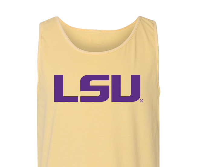 LSU Tigers - Tank Top - Gold