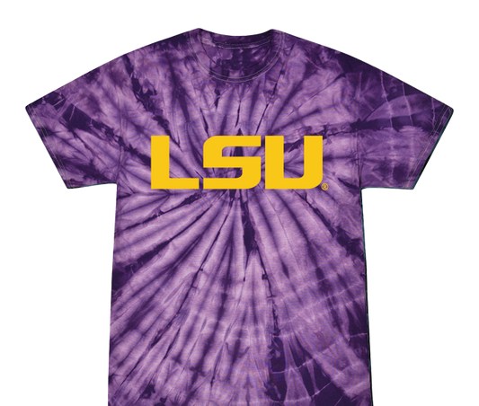 LSU Tigers - Tye Dye - Purple