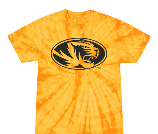 Missouri Tigers - Tye Dye - Yellow