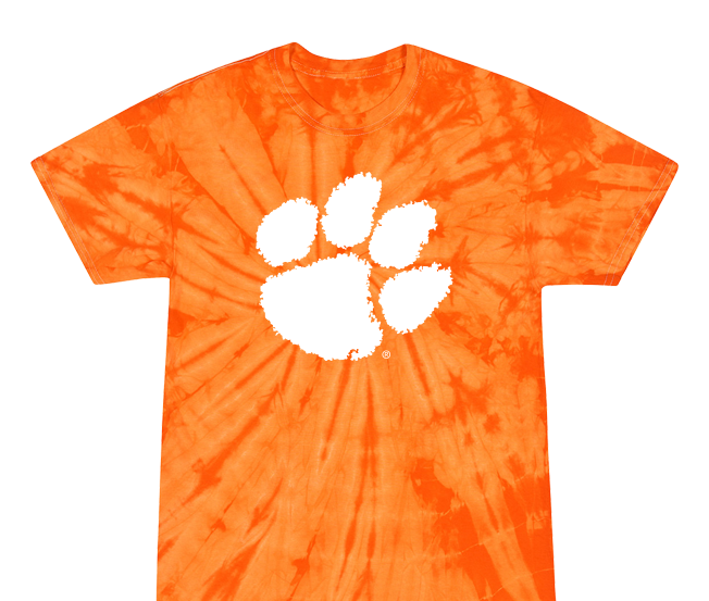 Clemson Tigers - Tye Dye - Orange