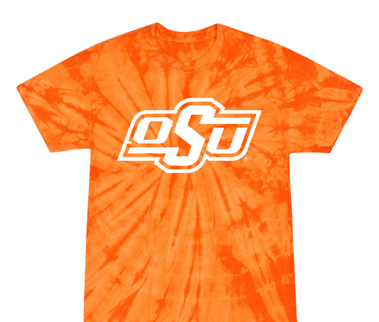 Oklahoma State Cowboys- Tye Dye - Orange